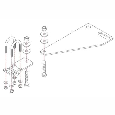 Roadmaster Reflex Steering Stabilizer Mounting Bracket, RBK6