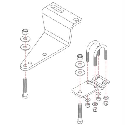 Roadmaster Reflex Steering Stabilizer Mounting Bracket, RBK8