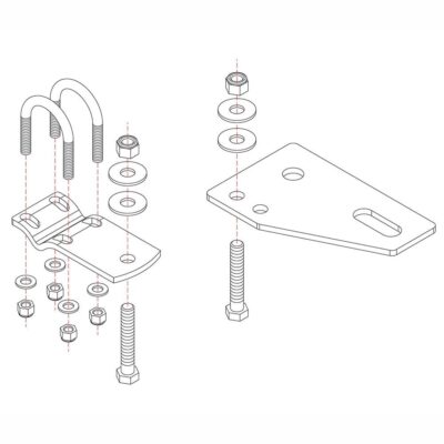 Roadmaster Reflex Steering Stabilizer Mounting Bracket, RBK14