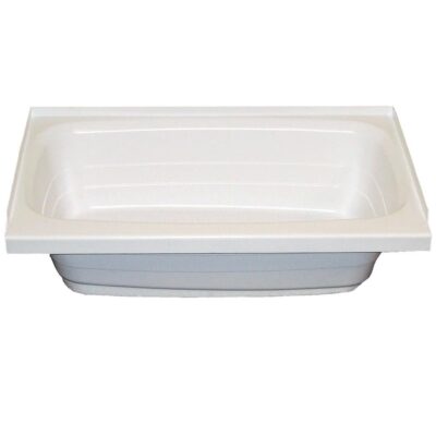 Lippert Bathtub with Center Drain, 24″ x 36″, White