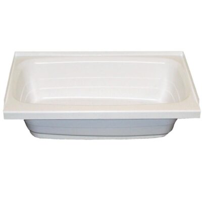 Lippert Bathtub with Left-Side Drain, 24″ x 36″, White