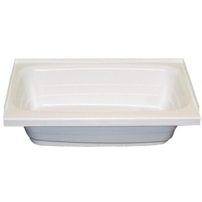 Lippert Bathtub with Right-Side Drain, 24″ x 36″, White