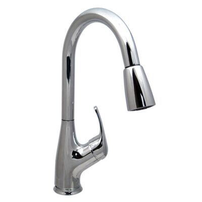 Kitchen Pull-Down Faucet, Chrome Finish