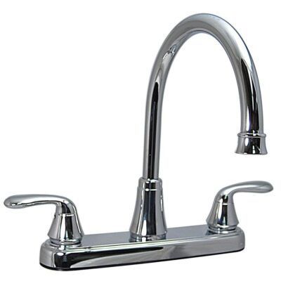 Kitchen 2-Handle Faucet, Chrome Finish