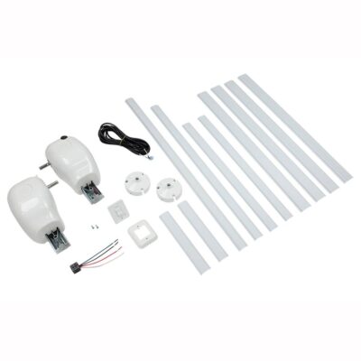 Solera Manual Pull-Style to Power Awning Conversion Kit, White