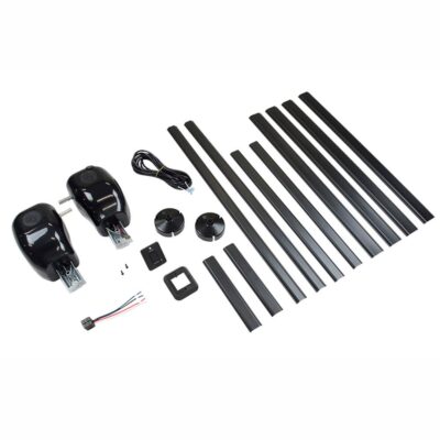 Solera Manual Pull-Style to Power Awning Conversion Kit, Black