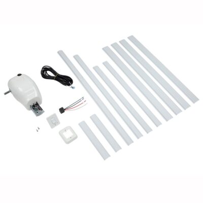 Solera Manual Crank-Style to Power Awning Conversion Kit, White