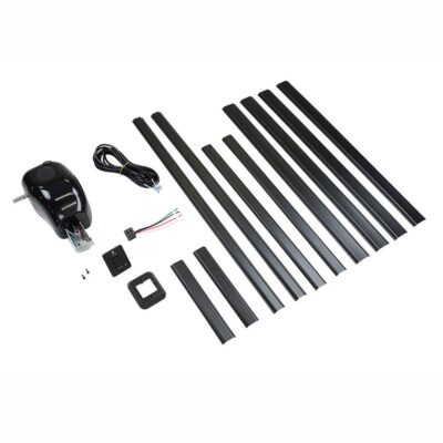 Solera Manual Crank-Style to Power Awning Conversion Kit, Black