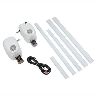 Solera Plain Power Awning to Speaker Head Conversion Kit, White