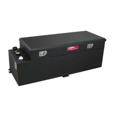 Black Powder Coat Transfer Fuel Tank & Toolbox Combo, 60 Gallon