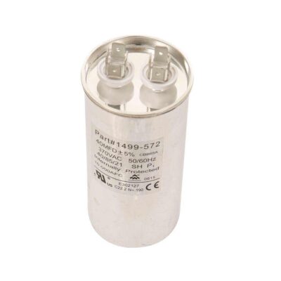 Fan/Run Capacitor (40 Mfd, 370 VAC, 50-60 Hz)