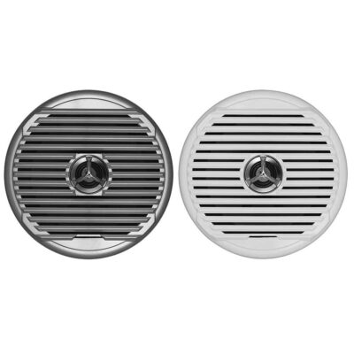 Jensen 6.5″ 2-Pack High Performance Waterproof Speakers with Interchangeable Face Plates