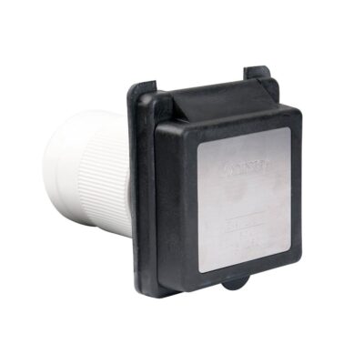 50A 125/250V Standard RV Power Inlet, Black