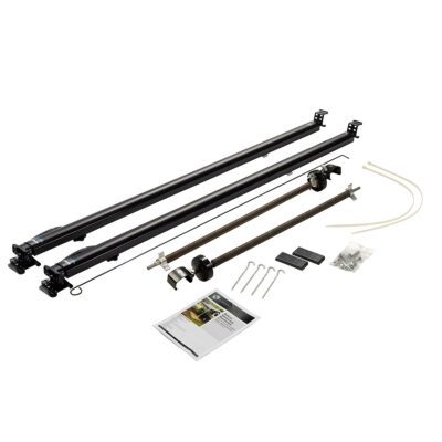 Lippert Solera Classic Universal RV Awning Arms and Hardware Kit, 68″-81″ Standard, Black