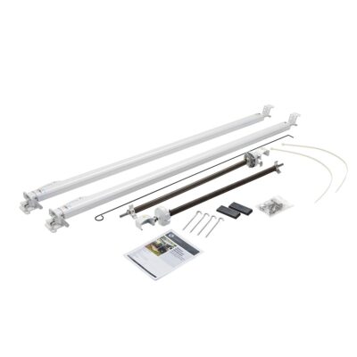 Solera Classic Universal RV Awning Arms and Hardware Kit, 68″-81″ Standard, White