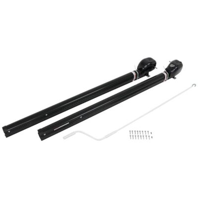 Solera Hybrid Universal RV Awning Arms and Hardware Kit, 69″, Black