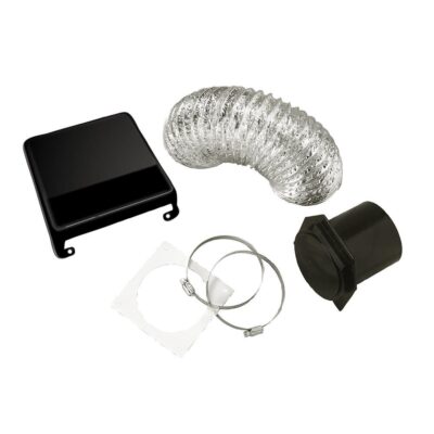 Splendide Dryer Vent Kit, Black