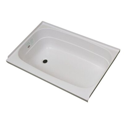 Replacement ABS Bath Tub, 24” x 36”, White with Left Drain