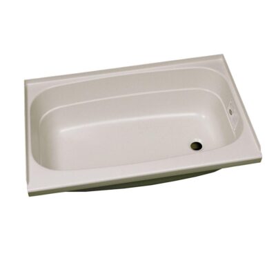 Replacement ABS Bath Tub, 24” x 36”, Parchment w/ Right Drain