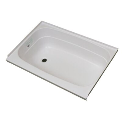 Replacement ABS Bath Tub, 24” x 40”, White with Left Drain