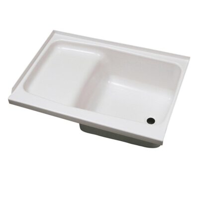 Replacement ABS Step Tub, 24” x 36”, White with Right Drain