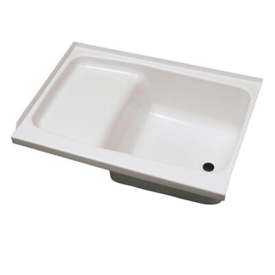 Replacement ABS Step Tub, 24” x 40”, White with Right Drain