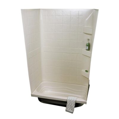 ABS Tub Walls, 24” x 40” x 59”, Parchment