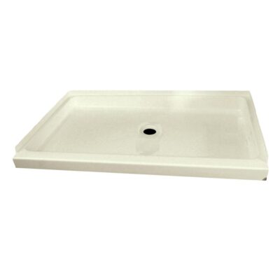 ABS Shower Pan, 24” x 32” x 4”, Parchment