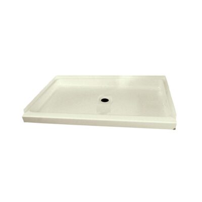 ABS Shower Pan, 24” x 38” x 5 3/4”, Parchment