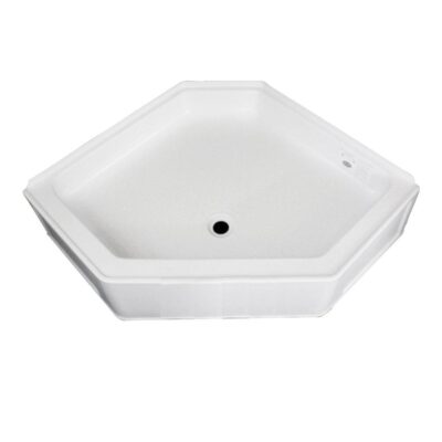 ABS Neo Shower Pan, 34” x 34” x 9 1/2”, White