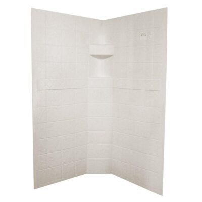 ABS Neo Shower Walls, 27” x 27” x 65”, Parchment