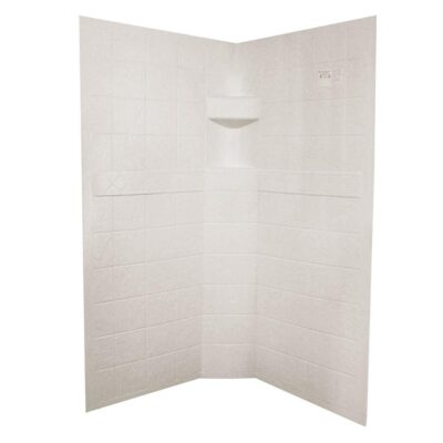 ABS Neo Shower Walls, 34” x 34” x 67”, Parchment