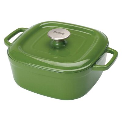 Bayou Classic® 4-qt Enameled Covered Casserole, Cypress Green