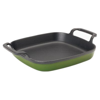 Bayou Classic® 8.5-in Enameled Baking Dish, Cypress Green