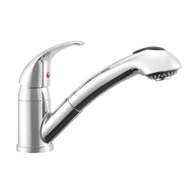 Dura Faucet Designer Pull-Out RV Kitchen Faucet, Chrome