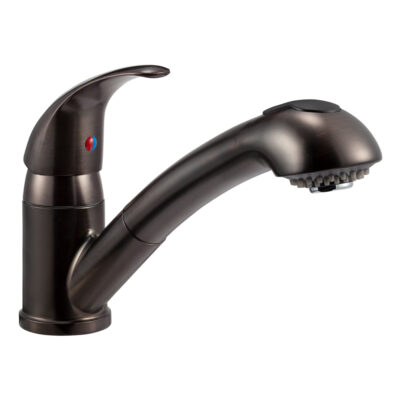 Dura Faucet Designer Pull-Out RV Kitchen Faucet, Venetian Bronze