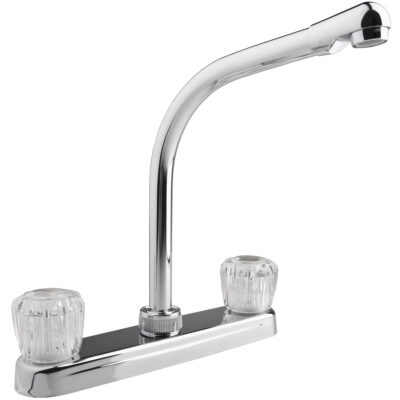 Dura Faucet Hi-Rise RV Kitchen Faucet, Chrome