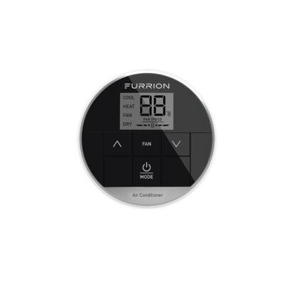 Furrion Single Zone Basic Wall Thermostat for Rooftop Air Conditioner, Black