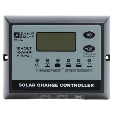 Zamp Solar 10-Amp 5-Stage PWM Charge Controller