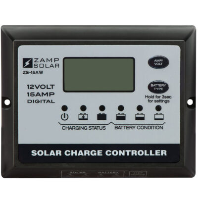 Zamp Solar 15-Amp 5-Stage PWM Charge Controller