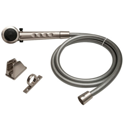 Dura Faucet RV Shower Head & Hose, Brushed Satin Nickel