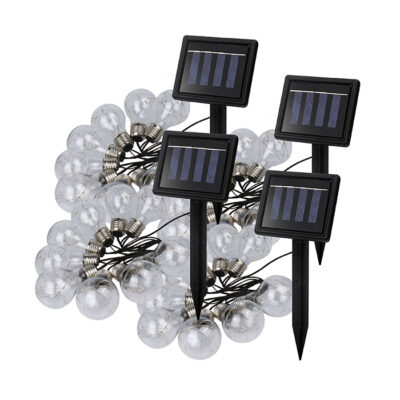 Solar Powered 64″ LED String Lights, 4 Pack