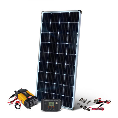 200 Watt Crystalline Solar Panel Kit with 400 Watt Inverter