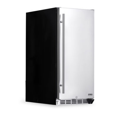 NewAir 15″ Built-In 90 Can Outdoor Beverage Fridge, Stainless Steel