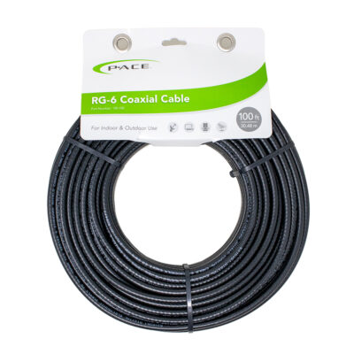 Pace International RG6 Coaxial Cable, 100′