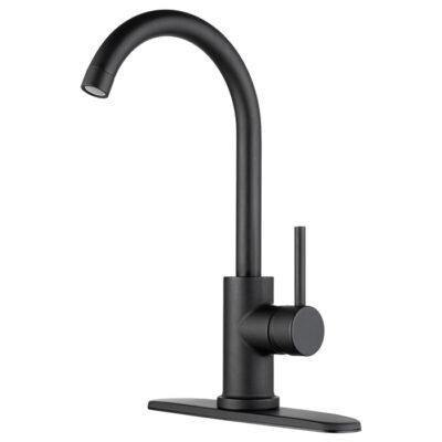 Streamline RV Kitchen Faucet, Matte Black