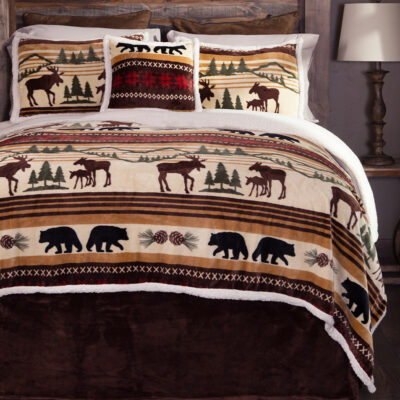 Hinterland 5-piece Sherpa King Bedding Set