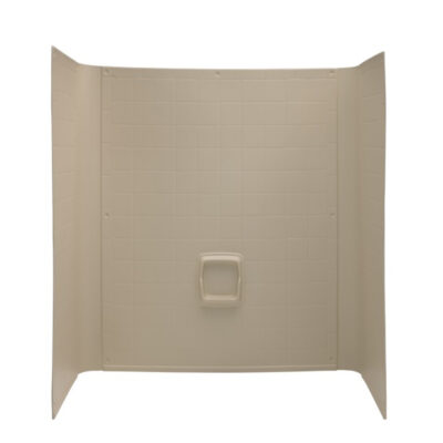 Better Bath RV Bathtub Wall Surround, 40″ x 54″ x 58″, Almond