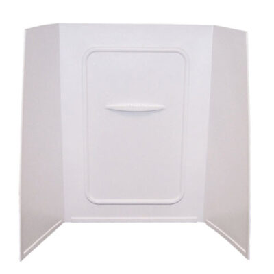 Better Bath RV Bathtub Wall Surround, 24″ x 36″ x 56″, White