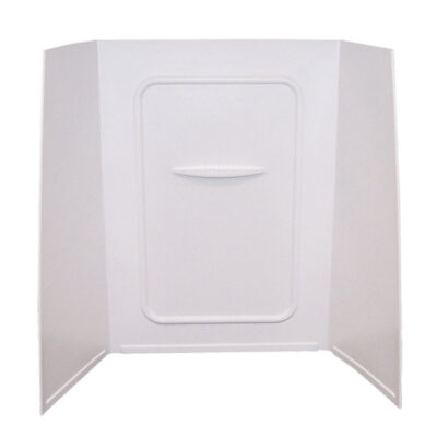 Better Bath RV Bathtub Wall Surround, 24″ x 36″ x 62″, White